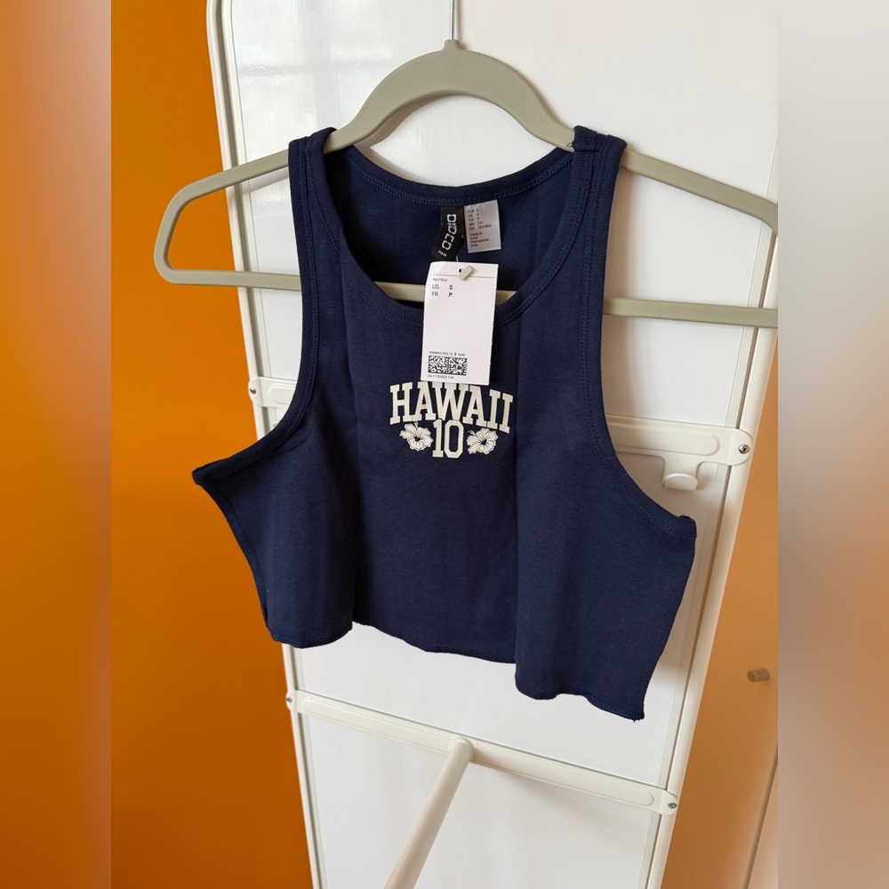 H&M Hawaii crop tank top